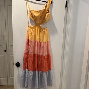 BCBGMaxAzria Elegant Cream Dress